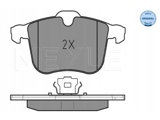 025 234 0419 Klocek Hamulcowy Kpl. Przód (Z Podkładką Wytłumiającą),