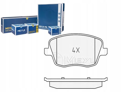 025 235 8118/W Klocek Hamulcowy Kpl. Przód , Pasuje Do: Seat Ibiza Iii