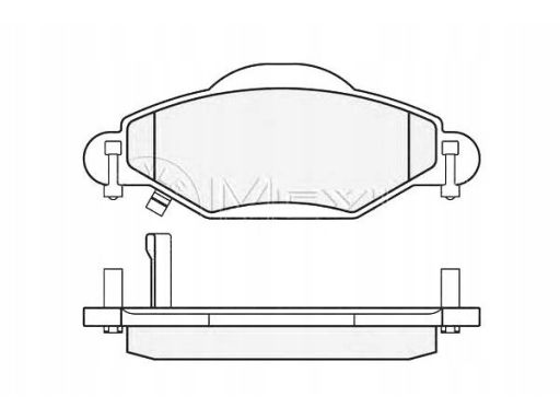 025 233 4017/W Klocek Hamulcowy Kpl. Przód , Pasuje Do: Toyota Corolla