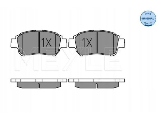 025 233 4816/W Klocek Hamulcowy Kpl. Przód , Pasuje Do: Toyota Yaris