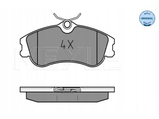 025 233 4619 Klocek Hamulcowy Kpl. Przód , Pasuje Do: Citroen Berlingo