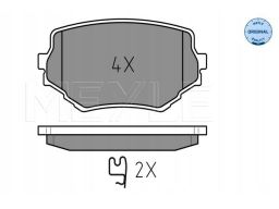 025 233 1414/W Klocek Hamulcowy Kpl. Przód , Pasuje Do: Suzuki Grand