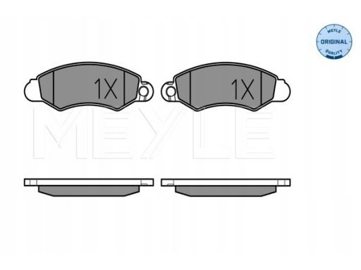 025 232 9614/W Klocek Hamulcowy Kpl. Przód , Pasuje Do: Subaru Justy I