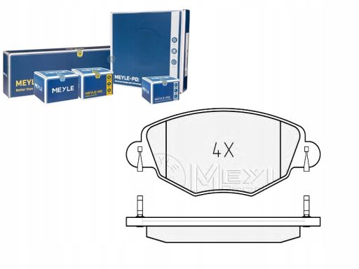 025 232 7918/Pd Klocek Hamulcowy Kpl. Przód , Pasuje Do: Ford Mondeo I