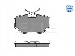 025 234 5816 Klocek Hamulcowy Kpl. Tył , Pasuje Do: Land Rover Discove