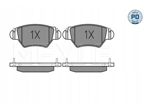 025 232 5817/Pd Klocek Hamulcowy Kpl. Tył , Pasuje Do: Opel Astra G, A