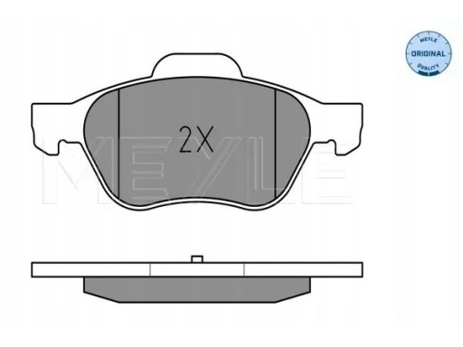 025 232 1518 Klocek Hamulcowy Kpl. Przód , Pasuje Do: Renault Laguna I