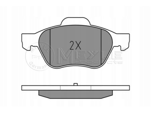 025 232 1518 Klocek Hamulcowy Kpl. Przód , Pasuje Do: Renault Laguna I