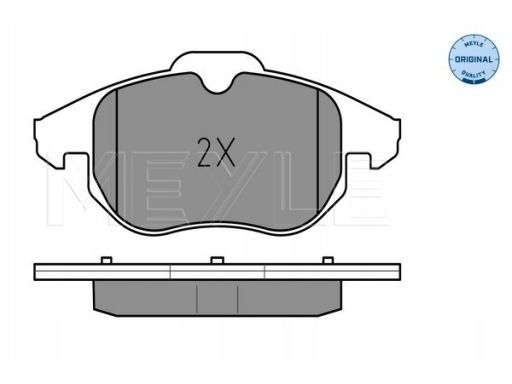 025 234 0220 Klocek Hamulcowy Kpl. Przód , Pasuje Do: Cadillac Bls, Fi