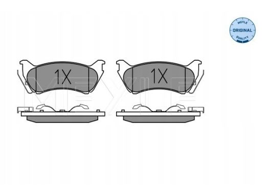 025 231 8917/W Klocek Hamulcowy Kpl. Tył , Pasuje Do: Mercedes M (W163