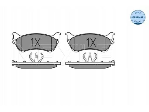 025 231 8917/W Klocek Hamulcowy Kpl. Tył , Pasuje Do: Mercedes M (W163