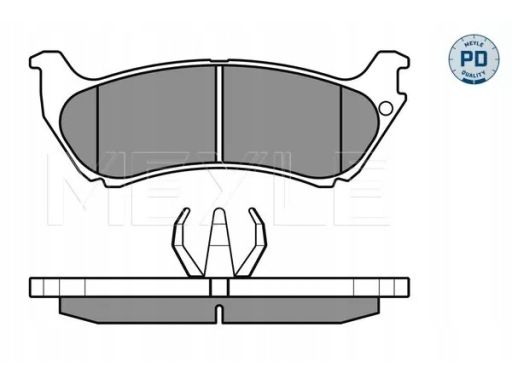 025 231 9017/Pd Klocek Hamulcowy Kpl. Tył , Pasuje Do: Mercedes M (W16