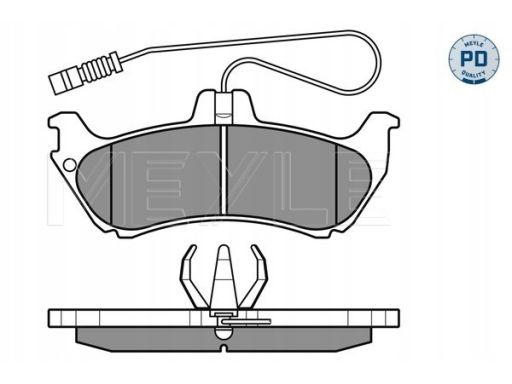 025 231 9017/Pd Klocek Hamulcowy Kpl. Tył , Pasuje Do: Mercedes M (W16