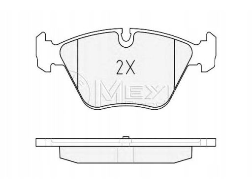 025 231 8320/Pd Klocek Hamulcowy Kpl. Przód , Pasuje Do: Bmw 3 (E46),