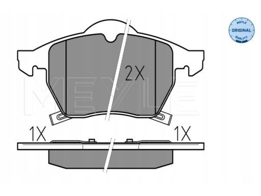 025 231 1619/W Klocek Hamulcowy Kpl. Przód , Pasuje Do: Opel Astra G,