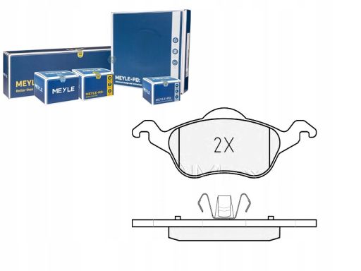 025 231 5419/Pd Klocek Hamulcowy Kpl. Przód , Pasuje Do: Ford Focus I