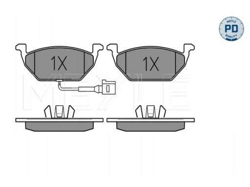025 231 3119/Pd Klocek Hamulcowy Kpl. Przód , Pasuje Do: Audi A2, A3,