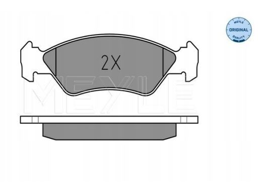 025 231 0217 Klocek Hamulcowy Kpl. Przód , Pasuje Do: Ford Fiesta Iii,