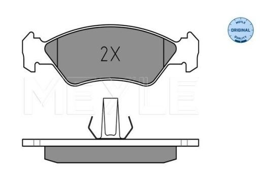 025 231 0217 Klocek Hamulcowy Kpl. Przód , Pasuje Do: Ford Fiesta Iii,