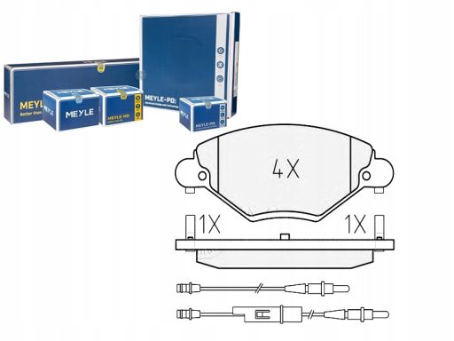 025 232 7717/W Klocek Hamulcowy Kpl. Przód , Pasuje Do: Citroen C5 I,