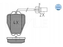 025 232 8017/W Klocek Hamulcowy Kpl. Przód , Pasuje Do: Audi A4 B5, A6