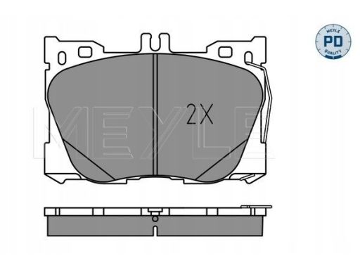 025 225 8618/Pd Klocek Hamulcowy Kpl. Przód (Z Podkładką Wytłumiającą)