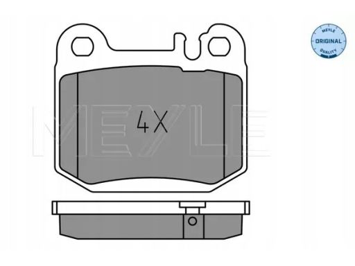 025 231 5715 Klocek Hamulcowy Kpl. Tył , Pasuje Do: Mercedes M (W163)
