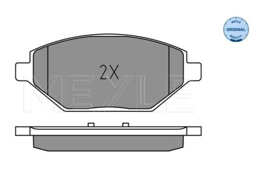 025 225 2218 Klocek Hamulcowy Kpl. Przód , Pasuje Do: Opel Karl 1.0/1.