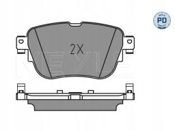 025 224 3716/Pd Klocek Hamulcowy Kpl. Tył , Pasuje Do: Mercedes Cls