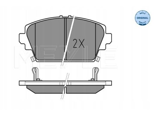 025 230 9416/W Klocek Hamulcowy Kpl. Przód , Pasuje Do: Honda Accord V