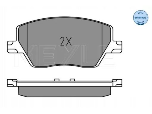 025 223 9719 Klocek Hamulcowy Kpl. Przód , Pasuje Do: Fiat Tipo 1.3D-1