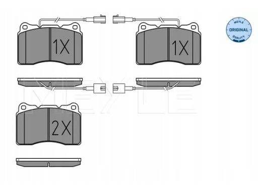 025 230 9216/W Klocek Hamulcowy Kpl. Przód (Z Podkładką Wytłumiającą),