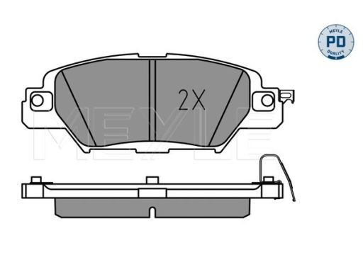 025 223 3214/Pd Klocek Hamulcowy Kpl. Tył , Pasuje Do: Mazda Cx-5