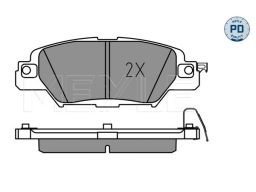 025 223 3214/Pd Klocek Hamulcowy Kpl. Tył , Pasuje Do: Mazda Cx-5