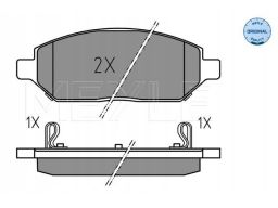 025 223 2618 Klocek Hamulcowy Kpl. Przód Pasuje Do: Opel Karl