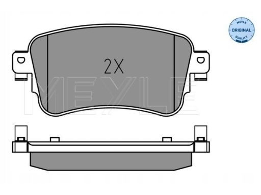 025 225 8818 Klocek Hamulcowy Kpl. Tył , Pasuje Do: Citroen Jumpy Iii,