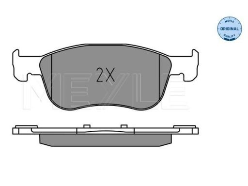 025 227 4816 Klocek Hamulcowy Kpl. Przód , Pasuje Do: Ford Fiesta Vii