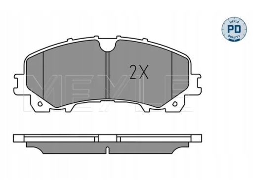 025 221 1716/Pd Klocek Hamulcowy Kpl. Przód , Pasuje Do: Infiniti Q50,