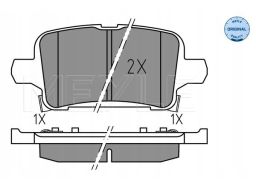 025 221 2917 Klocek Hamulcowy Kpl. Tył , Pasuje Do: Opel Ampera-E, Ast