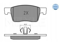 025 223 4519 Klocek Hamulcowy Kpl. Przód , Pasuje Do: Opel Astra K, As