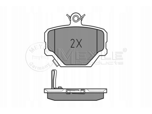 025 219 9915 Klocek Hamulcowy Kpl. Przód , Pasuje Do: Smart Cabrio,