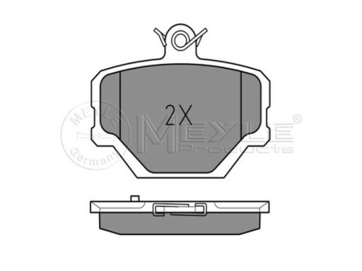 025 219 9915 Klocek Hamulcowy Kpl. Przód , Pasuje Do: Smart Cabrio,