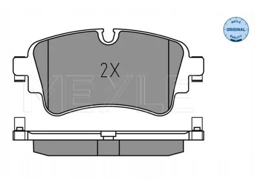025 223 0817 Klocek Hamulcowy Kpl. Tył (Z Podkładką Wytłumiającą), Pas