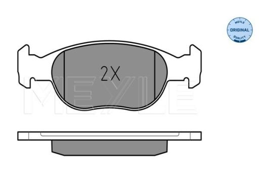 025 219 3017/W Klocek Hamulcowy Kpl. Przód , Pasuje Do: Fiat Brava, Br