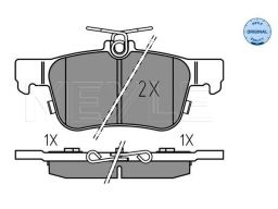 025 222 3116 Klocek Hamulcowy Kpl. Tył , Pasuje Do: Ford Focus Iv, Gal