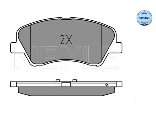 025 222 2818 Klocek Hamulcowy Kpl. Przód , Pasuje Do: Hyundai Bayon, I