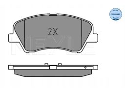 025 222 2818 Klocek Hamulcowy Kpl. Przód , Pasuje Do: Hyundai Bayon, I