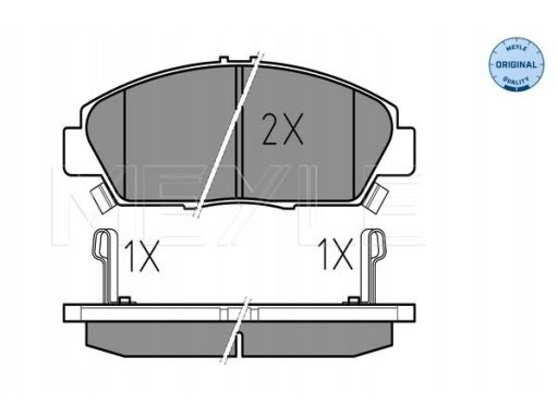 025 218 7918/W Klocek Hamulcowy Kpl. Przód , Pasuje Do: Honda Accord I