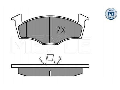025 218 6619/Pd Klocek Hamulcowy Kpl. Przód , Pasuje Do: Seat Cordoba,
