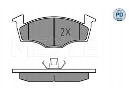 025 218 6619/Pd Klocek Hamulcowy Kpl. Przód , Pasuje Do: Seat Cordoba,